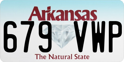 AR license plate 679VWP
