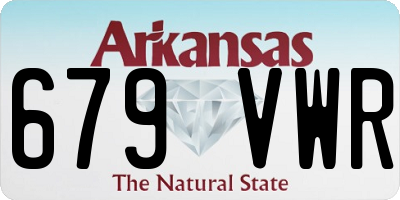 AR license plate 679VWR