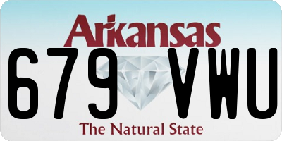 AR license plate 679VWU