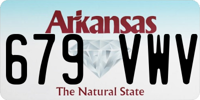 AR license plate 679VWV