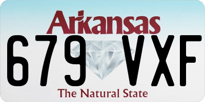 AR license plate 679VXF