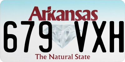 AR license plate 679VXH