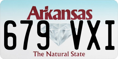 AR license plate 679VXI