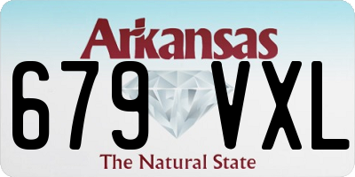 AR license plate 679VXL