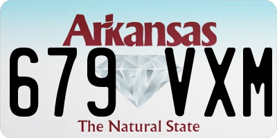 AR license plate 679VXM