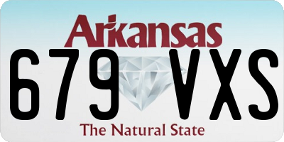 AR license plate 679VXS