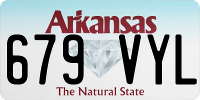 AR license plate 679VYL