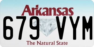 AR license plate 679VYM