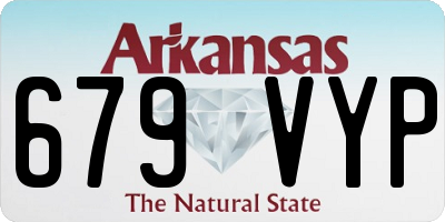 AR license plate 679VYP
