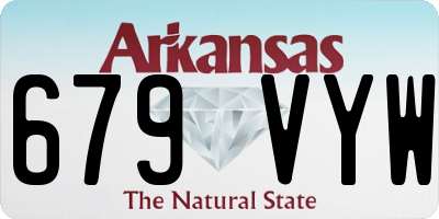 AR license plate 679VYW