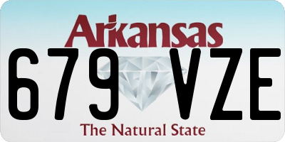 AR license plate 679VZE