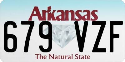 AR license plate 679VZF