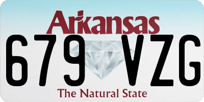 AR license plate 679VZG