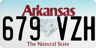 AR license plate 679VZH
