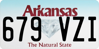 AR license plate 679VZI