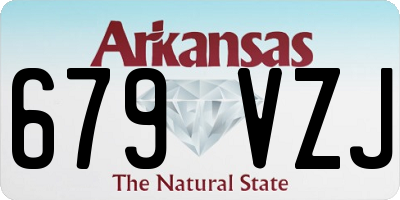 AR license plate 679VZJ