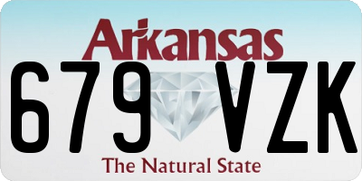 AR license plate 679VZK