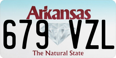 AR license plate 679VZL