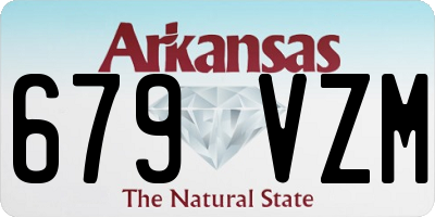 AR license plate 679VZM