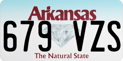 AR license plate 679VZS