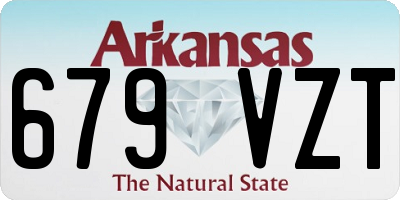 AR license plate 679VZT