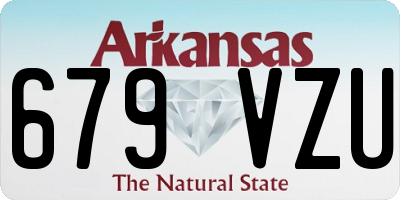 AR license plate 679VZU