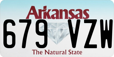 AR license plate 679VZW
