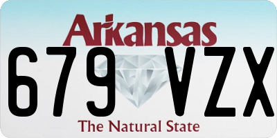 AR license plate 679VZX
