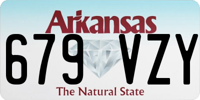 AR license plate 679VZY