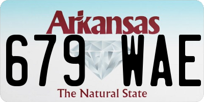 AR license plate 679WAE