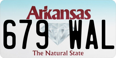 AR license plate 679WAL
