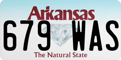 AR license plate 679WAS