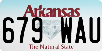 AR license plate 679WAU