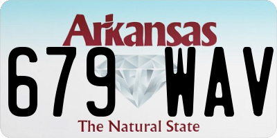 AR license plate 679WAV
