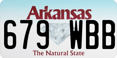 AR license plate 679WBB