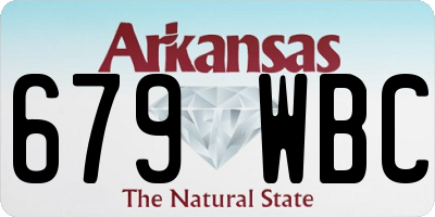 AR license plate 679WBC