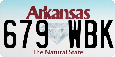 AR license plate 679WBK