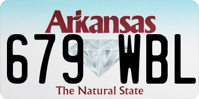 AR license plate 679WBL
