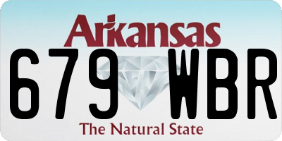 AR license plate 679WBR