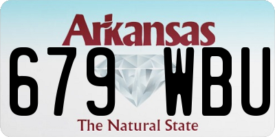AR license plate 679WBU