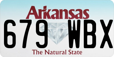 AR license plate 679WBX