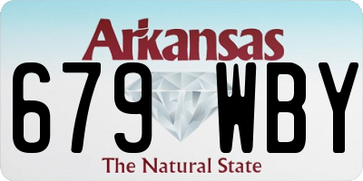 AR license plate 679WBY