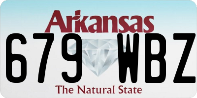 AR license plate 679WBZ