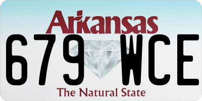 AR license plate 679WCE