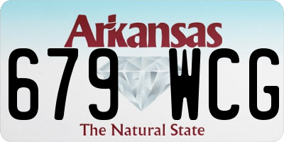 AR license plate 679WCG