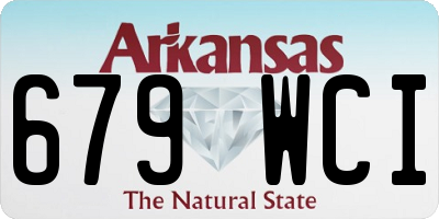 AR license plate 679WCI