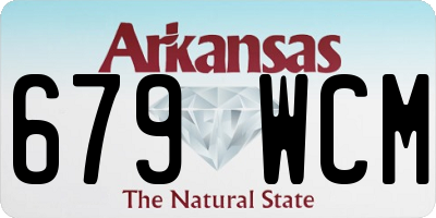 AR license plate 679WCM