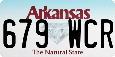 AR license plate 679WCR