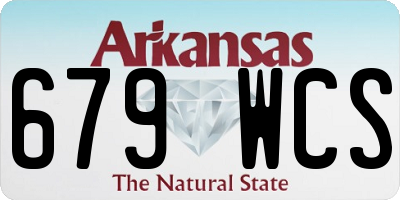 AR license plate 679WCS