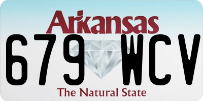 AR license plate 679WCV